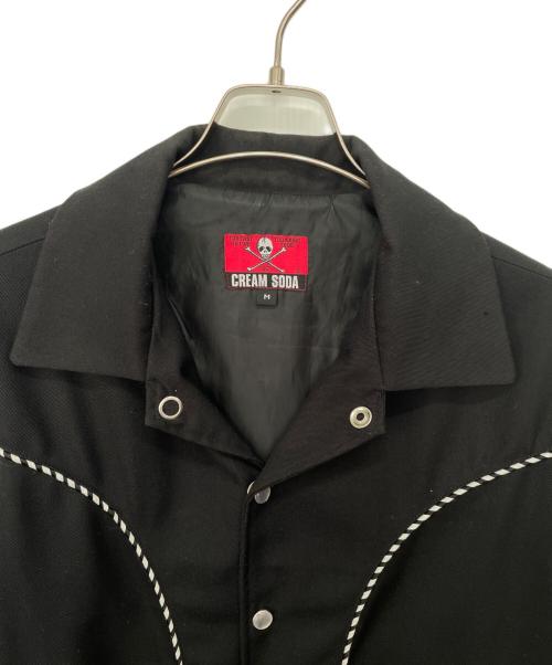 CREAM SODA（クリームソーダ）CREAM SODA (クリームソーダ) ウエスタンジャケット ブラック サイズ:Ｍの古着・服飾アイテム