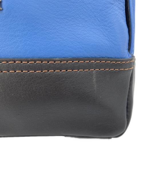 COACH（コーチ）COACH (コーチ) ボディバッグ ブルー×ブラックの古着・服飾アイテム