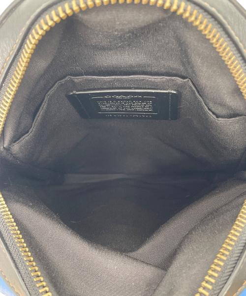 COACH（コーチ）COACH (コーチ) ボディバッグ ブルー×ブラックの古着・服飾アイテム