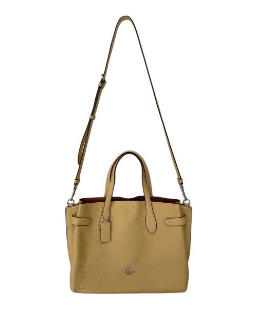 COACH（コーチ）COACH (コーチ) 2WAYバッグ イエローの古着・服飾アイテム
