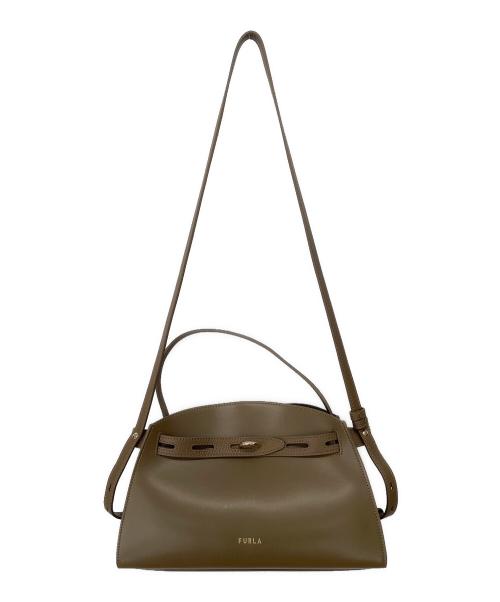 FURLA（フルラ）FURLA (フルラ) 2WAYショルダーバッグ ベージュの古着・服飾アイテム