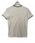 MONCLER (モンクレール) 半袖Tシャツ グレー×ホワイト サイズ:S：7000円