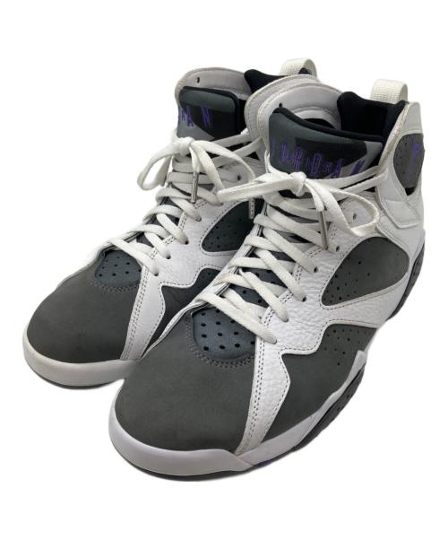 NIKE（ナイキ）NIKE (ナイキ) AIR JORDAN 7 RETRO ホワイト×グレー サイズ:27.5の古着・服飾アイテム