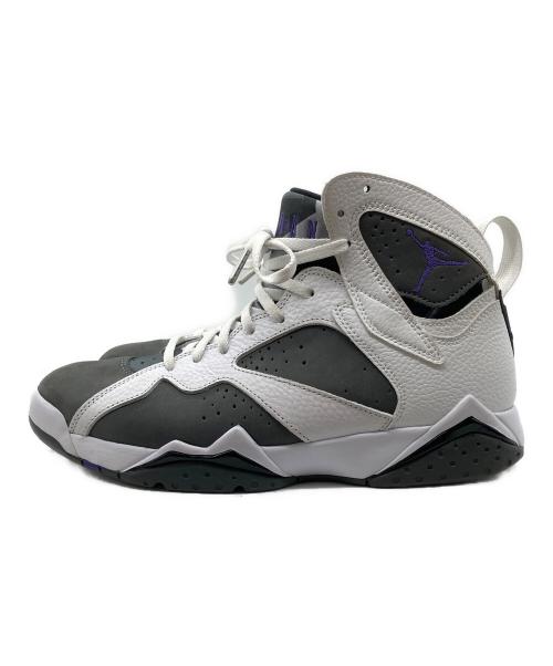 NIKE（ナイキ）NIKE (ナイキ) AIR JORDAN 7 RETRO ホワイト×グレー サイズ:27.5の古着・服飾アイテム