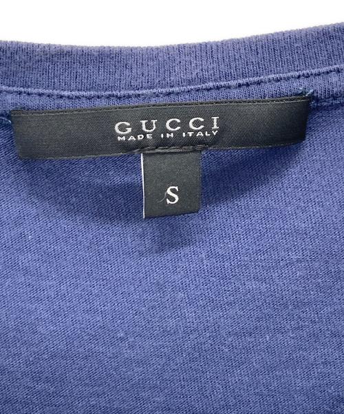 GUCCI（グッチ）GUCCI (グッチ) 半袖カットソー パープル サイズ:Sの古着・服飾アイテム