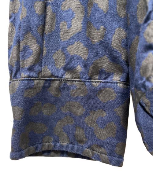 WACKO MARIA（ワコマリア）WACKO MARIA (ワコマリア) レオパードシャツ ネイビー×グレー サイズ:Sの古着・服飾アイテム