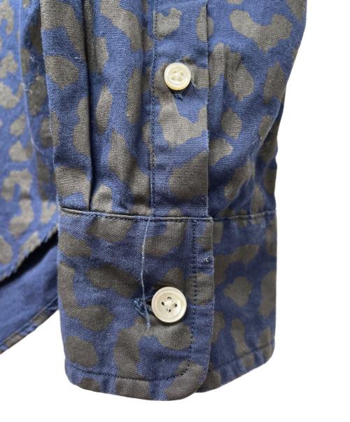 WACKO MARIA（ワコマリア）WACKO MARIA (ワコマリア) レオパードシャツ ネイビー×グレー サイズ:Sの古着・服飾アイテム