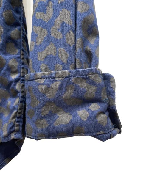 WACKO MARIA（ワコマリア）WACKO MARIA (ワコマリア) レオパードシャツ ネイビー×グレー サイズ:Sの古着・服飾アイテム