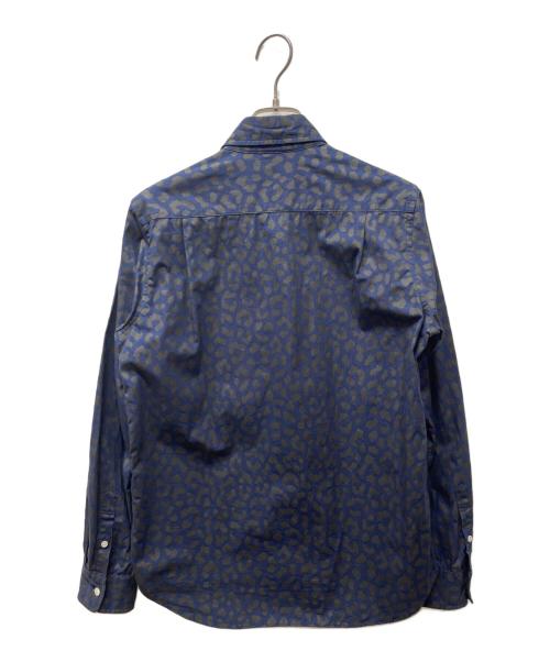 WACKO MARIA（ワコマリア）WACKO MARIA (ワコマリア) レオパードシャツ ネイビー×グレー サイズ:Sの古着・服飾アイテム