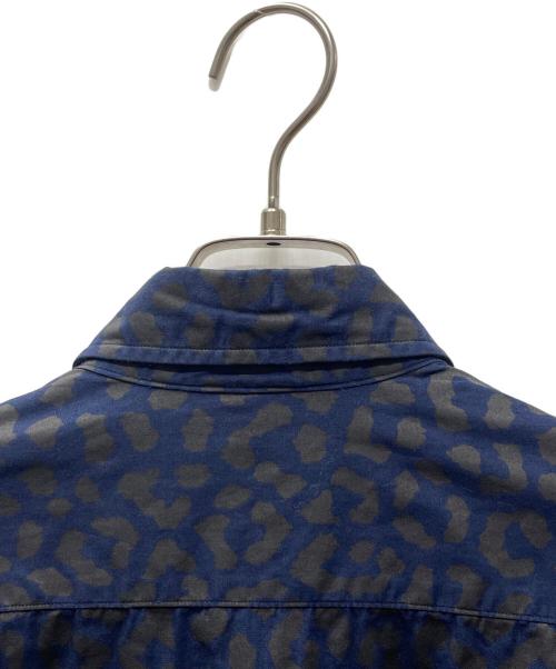 WACKO MARIA（ワコマリア）WACKO MARIA (ワコマリア) レオパードシャツ ネイビー×グレー サイズ:Sの古着・服飾アイテム