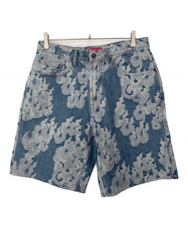 中古・古着通販】SUPREME (シュプリーム) Flames Jacquard Baggy Denim