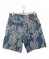 SUPREME (シュプリーム) Flames Jacquard Baggy Denim Short インディゴ サイズ:ｻｲｽﾞ81cm （W32）：18000円