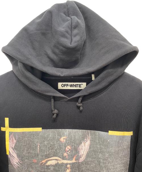 OFFWHITE（オフホワイト）OFFWHITE (オフホワイト) プルオーバーパーカー ブラック サイズ:XLの古着・服飾アイテム