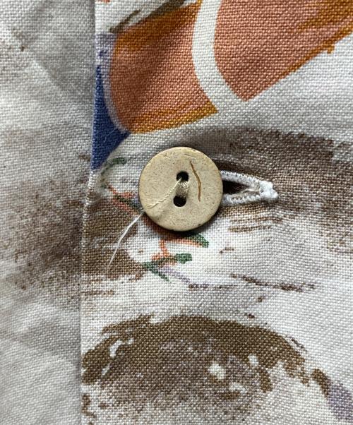 STUDIO D'ARTISAN（ステュディオダルチザン）STUDIO D'ARTISAN (ステュディオダルチザン) アロハシャツ ベージュ サイズ:Mの古着・服飾アイテム