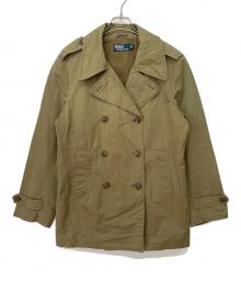 POLO RALPH LAUREN（ポロ・ラルフローレン）の古着「ミリタリーPコート」｜オリーブ
