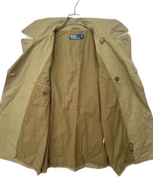 POLO RALPH LAUREN（ポロ・ラルフローレン）POLO RALPH LAUREN (ポロ・ラルフローレン) ミリタリーPコート オリーブ サイズ:Lの古着・服飾アイテム
