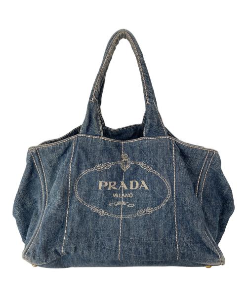 PRADA（プラダ）PRADA (プラダ) トートバッグ インディゴの古着・服飾アイテム