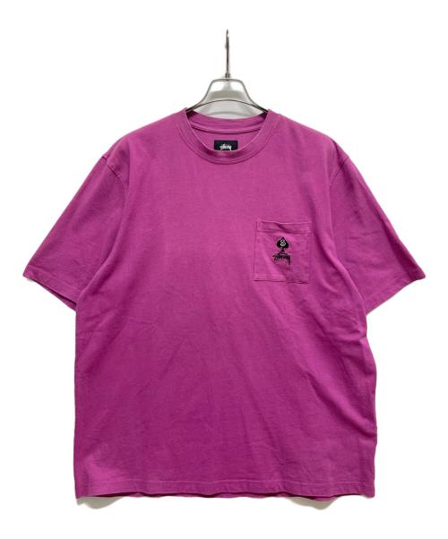 stussy（ステューシー）stussy (ステューシー) 半袖カットソー パープル サイズ:XLの古着・服飾アイテム