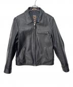 Schottショット）の古着「レザートラッカージャケット」｜ブラック