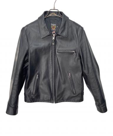 Schott レザー ジャケット サイズ40 ブラック 中古・古着通販】Schott (ショット) レザートラッカージャケット