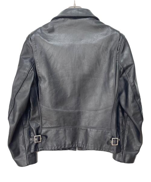 Schott（ショット）Schott (ショット) レザートラッカージャケット ブラック サイズ:40の古着・服飾アイテム