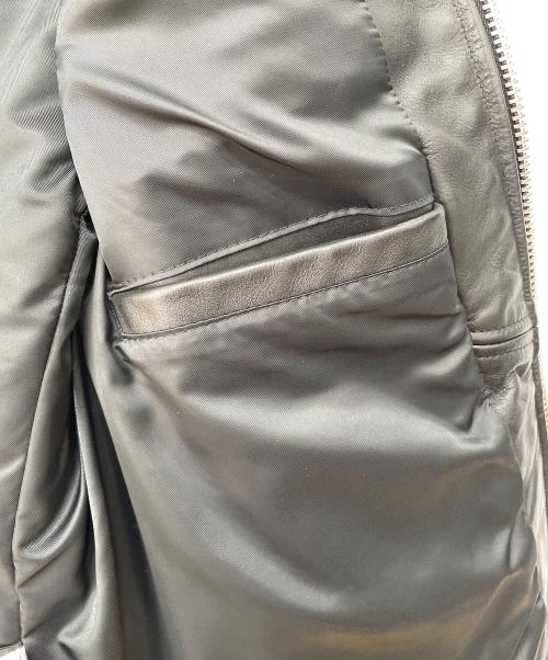 Schott（ショット）Schott (ショット) レザートラッカージャケット ブラック サイズ:40の古着・服飾アイテム