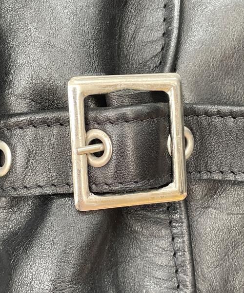 Schott（ショット）Schott (ショット) レザートラッカージャケット ブラック サイズ:40の古着・服飾アイテム