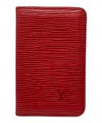 LOUIS VUITTONルイ ヴィトン）の古着「カードケース」｜レッド