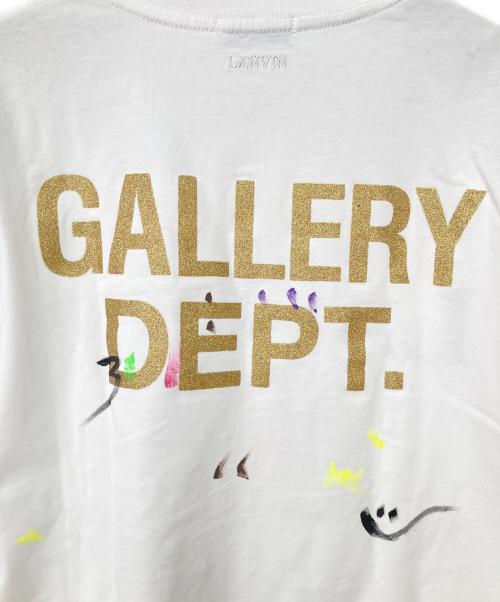 LANVIN（ランバン）LANVIN (ランバン) GALLERY DEPT (ギャラリー デプト) 半袖カットソー ホワイト サイズ:Lの古着・服飾アイテム