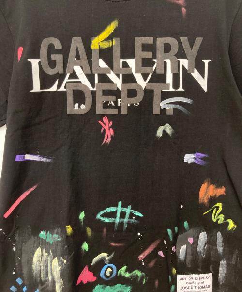 LANVIN（ランバン）LANVIN (ランバン) GALLERY DEPT (ギャラリー デプト) 半袖カットソー ブラック サイズ:Mの古着・服飾アイテム