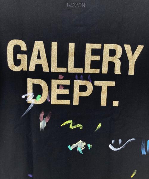 LANVIN（ランバン）LANVIN (ランバン) GALLERY DEPT (ギャラリー デプト) 半袖カットソー ブラック サイズ:Mの古着・服飾アイテム