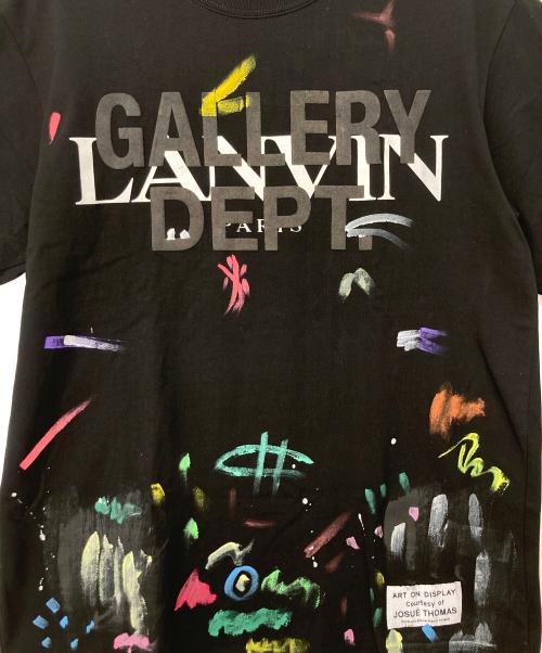 LANVIN（ランバン）LANVIN (ランバン) GALLERY DEPT (ギャラリー デプト) 半袖カットソー ブラック サイズ:Mの古着・服飾アイテム