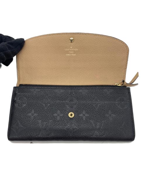 LOUIS VUITTON（ルイ ヴィトン）LOUIS VUITTON (ルイ ヴィトン) ポルトフォイユ・エミリー ブラックの古着・服飾アイテム