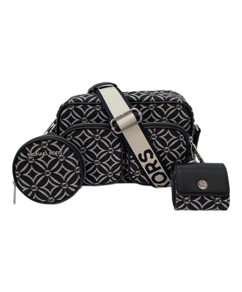 MICHAEL KORS（マイケル・コース）MICHAEL KORS (マイケルコース) ショルダーバッグ ブラックの古着・服飾アイテム