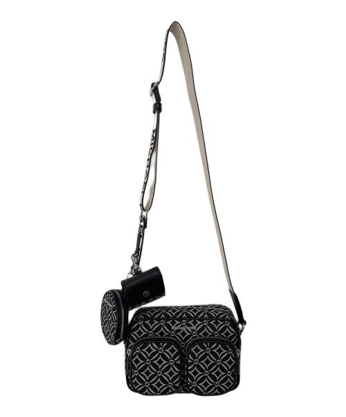 MICHAEL KORS（マイケル・コース）MICHAEL KORS (マイケルコース) ショルダーバッグ ブラックの古着・服飾アイテム