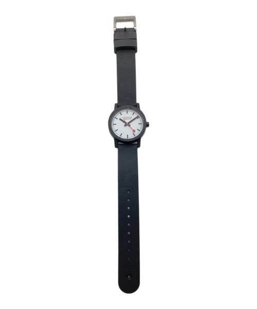 MONDAINE（モンディーン）MONDAINE (モンディーン) 腕時計 ブラックの古着・服飾アイテム