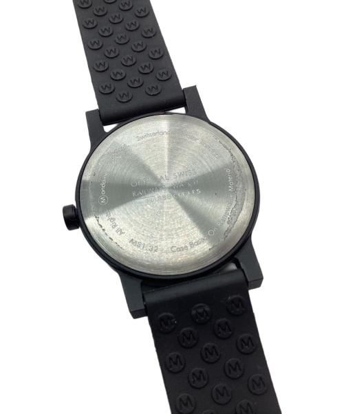 MONDAINE（モンディーン）MONDAINE (モンディーン) 腕時計 ブラックの古着・服飾アイテム
