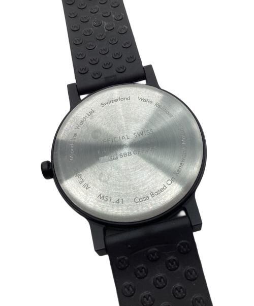 MONDAINE（モンディーン）MONDAINE (モンディーン) 腕時計 ブラックの古着・服飾アイテム
