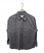 MHLエムエイチエル）の古着「シャツジャケット」｜ブラック