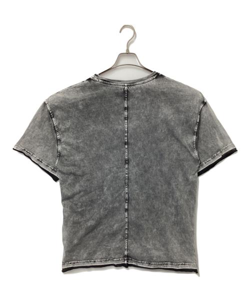 DIESEL（ディーゼル）DIESEL (ディーゼル) クルーネックTシャツ グレー サイズ:Lの古着・服飾アイテム