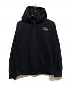 NIKE×stussyナイキ×ステューシー）の古着「プルオーバーパーカー」｜ブラック