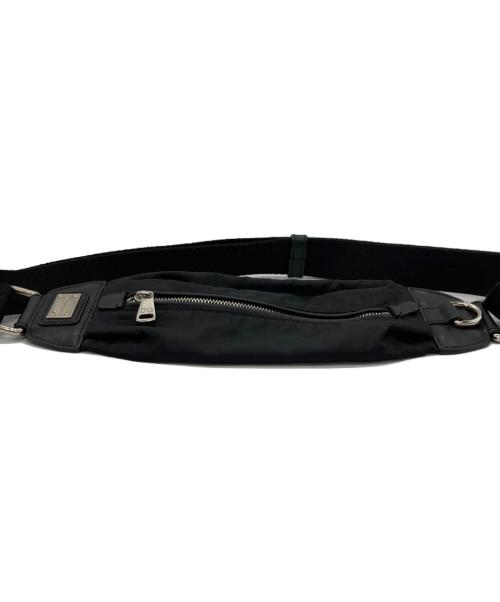 DOLCE & GABBANA（ドルチェ＆ガッバーナ）DOLCE & GABBANA (ドルチェ＆ガッバーナ) ボディバッグ ブラックの古着・服飾アイテム