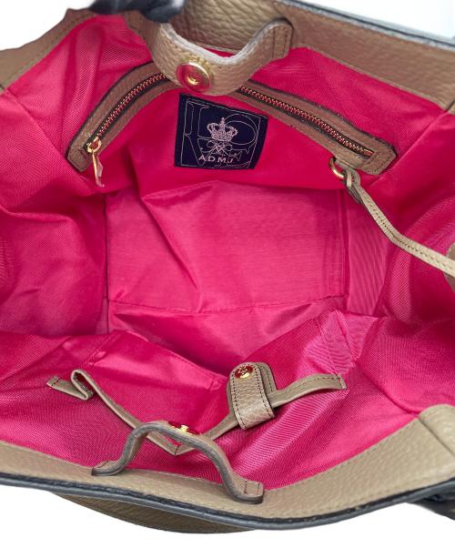 A.D.M.J.（エーディーエムジェイ）A.D.M.J. (エーディーエムジェイ) ハンドバッグ ブラックの古着・服飾アイテム