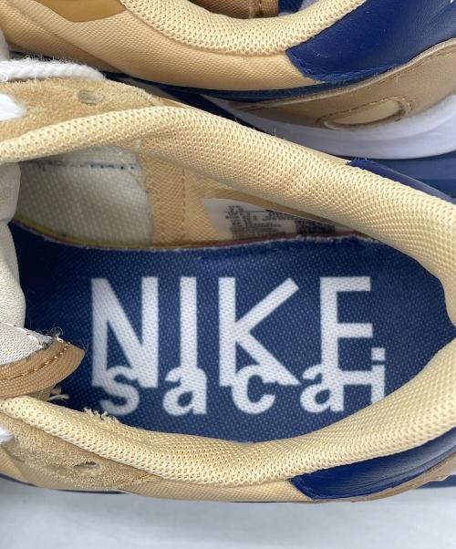 NIKE（ナイキ）NIKE (ナイキ) sacai (サカイ) VAPORWAFFLE(ヴェイパーワッフル) ベージュ×ネイビー サイズ:25.5の古着・服飾アイテム