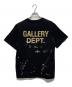LANVIN (ライバン) GALLERY DEPT (ギャラリー デプト) ペイント加工半袖Tシャツ ブラック サイズ:-：15000円