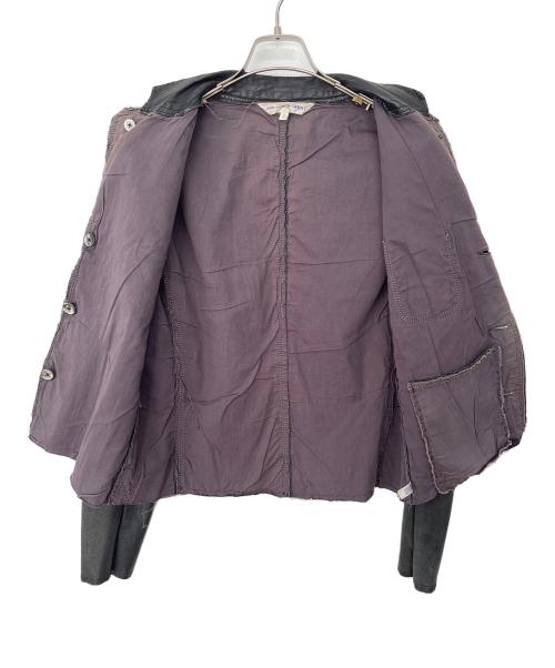 COMME des GARCONS SHIRT（コムデギャルソンシャツ）COMME des GARCONS SHIRT (コムデギャルソンシャツ) レザージャケット グレー サイズ:Sの古着・服飾アイテム