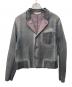 COMME des GARCONS SHIRT（コムデギャルソンシャツ）の古着「レザージャケット」｜グレー