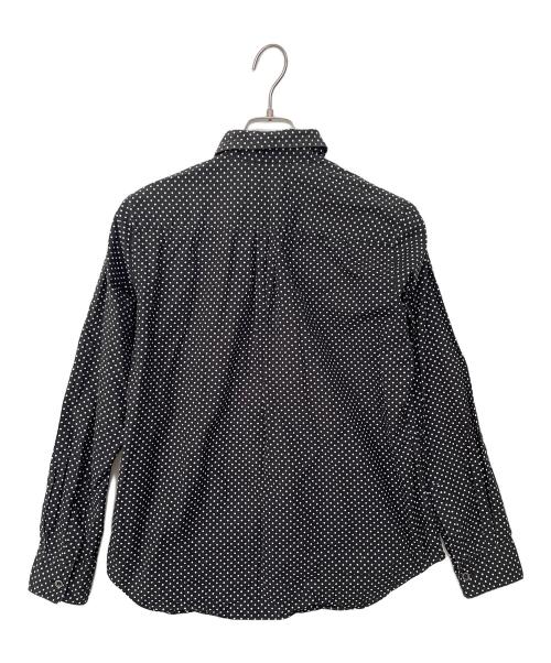 BLACK COMME des GARCONS（ブラックコムデギャルソン）BLACK COMME des GARCONS (ブラックコムデギャルソン) ドットシャツ ブラック×ホワイト サイズ:Mの古着・服飾アイテム