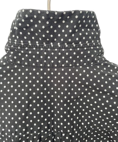 BLACK COMME des GARCONS（ブラックコムデギャルソン）BLACK COMME des GARCONS (ブラックコムデギャルソン) ドットシャツ ブラック×ホワイト サイズ:Mの古着・服飾アイテム