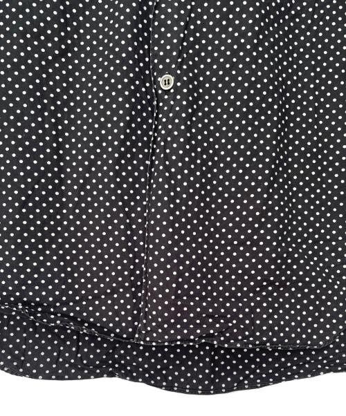 BLACK COMME des GARCONS（ブラックコムデギャルソン）BLACK COMME des GARCONS (ブラックコムデギャルソン) ドットシャツ ブラック×ホワイト サイズ:Mの古着・服飾アイテム